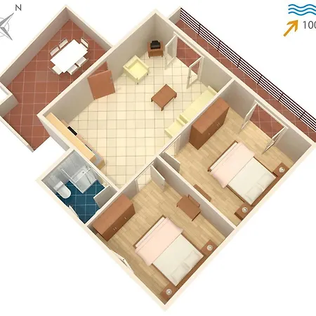 Apartment By The Sea Arbanija, Ciovo - 4320